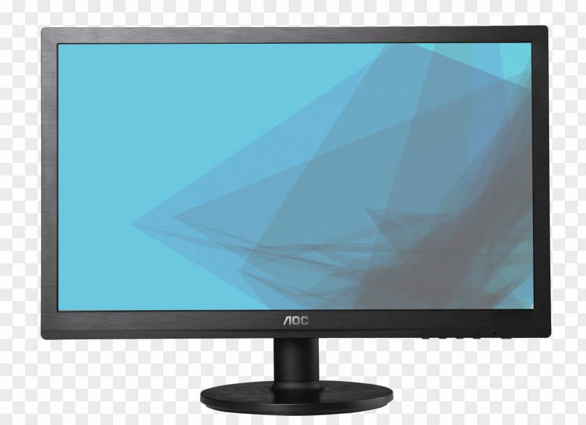 Computer Monitors AOC International LED-backlit LCD Quad HD Black Vinyl Liquid-crystal Display PNG