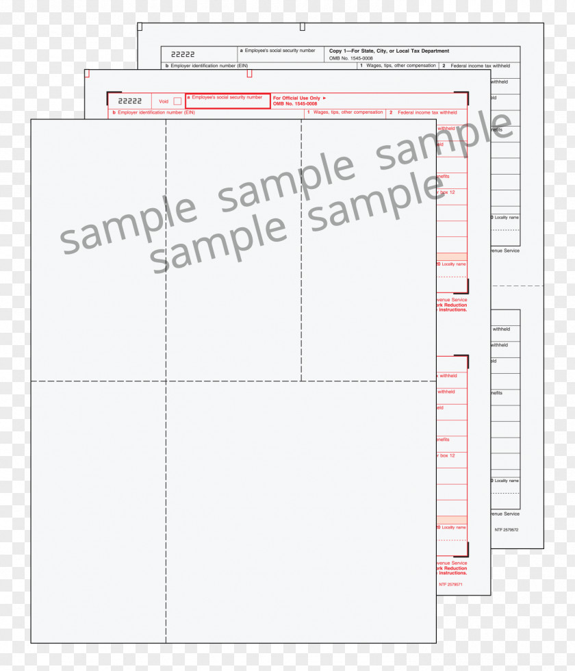 Financial Folding Form W-2 Document IRS Tax Forms W-9 PNG