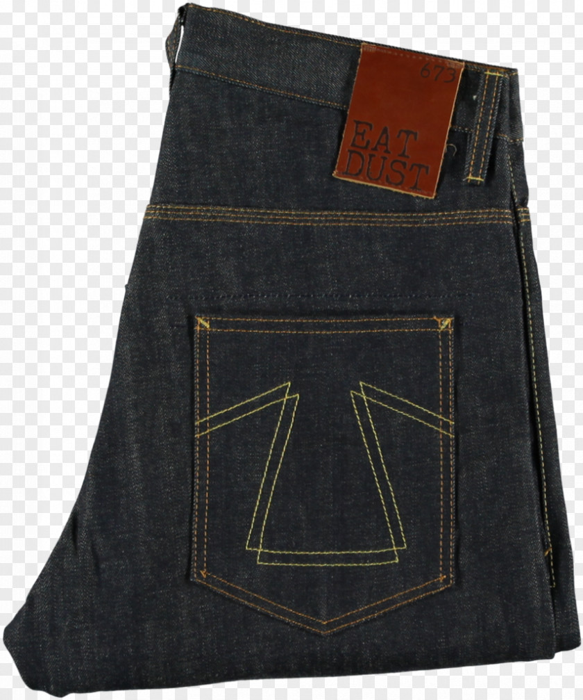 Folded Jeans Denim Skirt PNG
