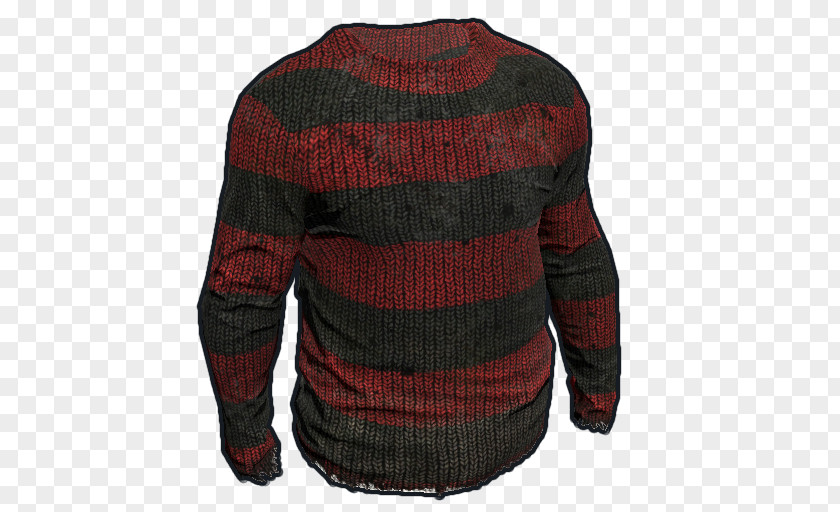 Tartan Sweater Maroon PNG