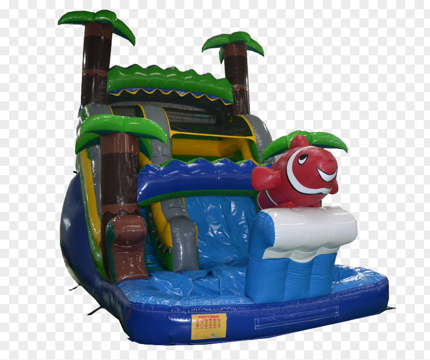 Under Sea Water Slide Inflatable Game Playground PNG