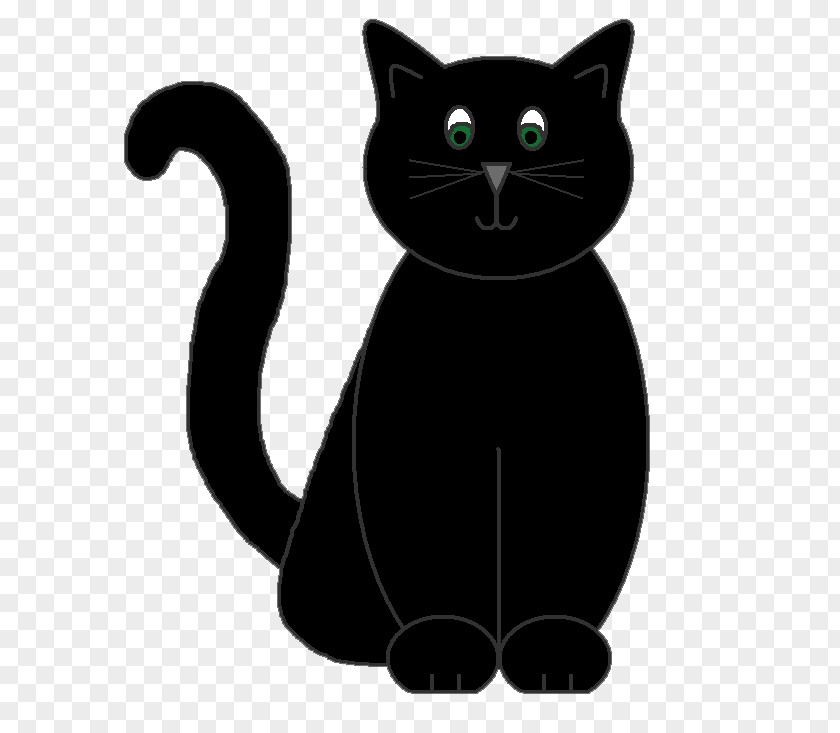 Black Cat Bombay Domestic Short-haired Whiskers Desktop Wallpaper PNG