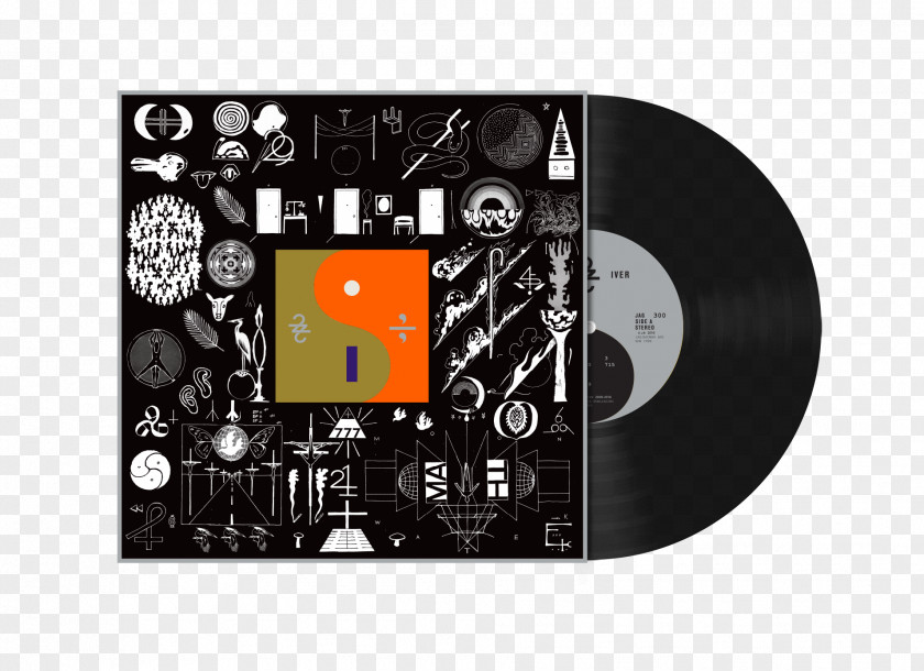 Environmental Album Design 22, A Million Bon Iver, Iver Phonograph Record PNG