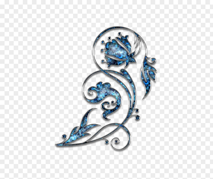 Flower Jewellery Blue Clip Art PNG
