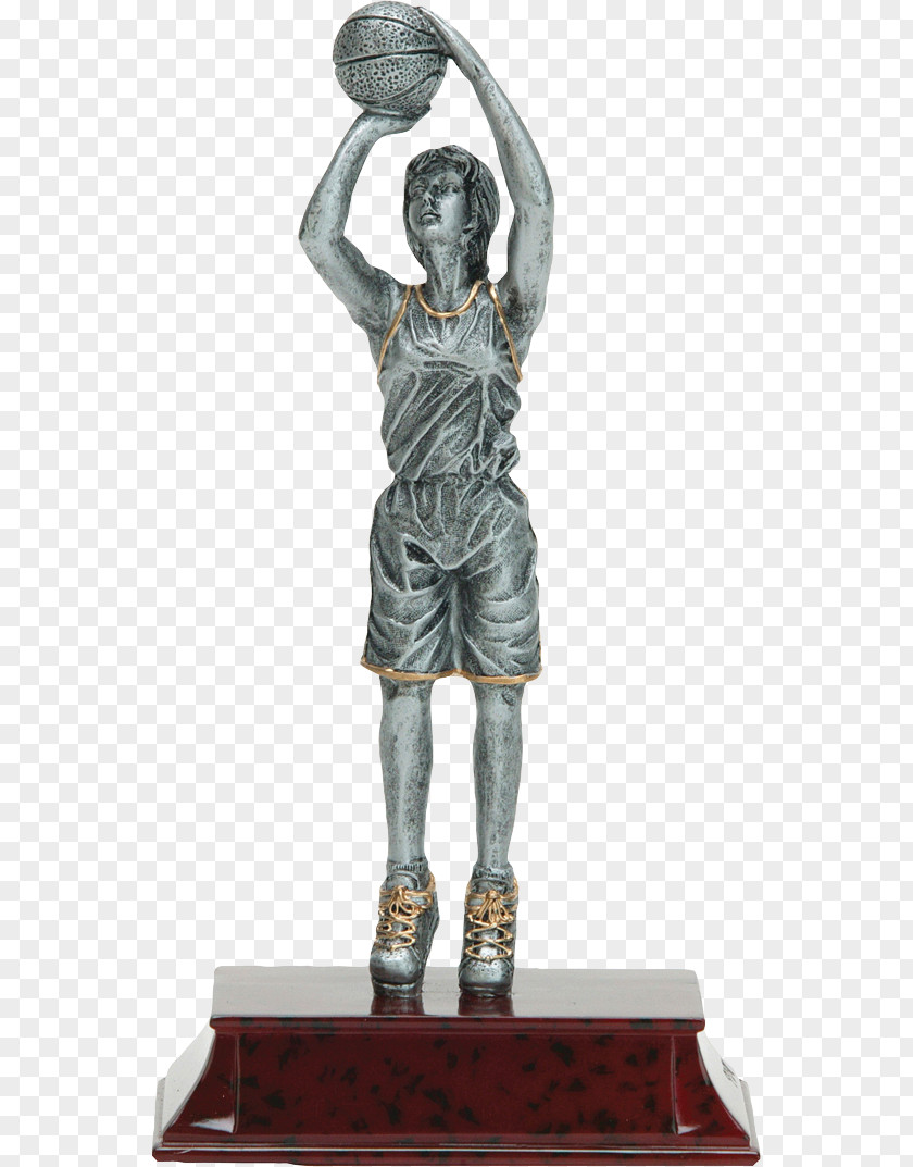 Trophy Figurine Sport Bronze Sculpture 1er Lugar Trofeos Y Medallas PNG