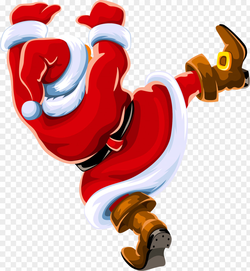 Cartoon Santa Claus Ded Moroz Snegurochka Christmas PNG