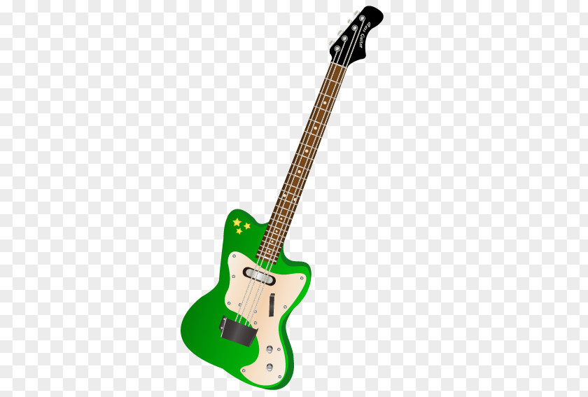 Green Guitar Musical Instrument Clip Art PNG