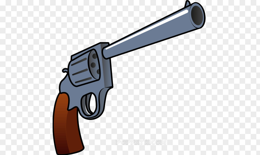 Gun Drawing Revolver Barrel Firearm Learn To Draw! PNG