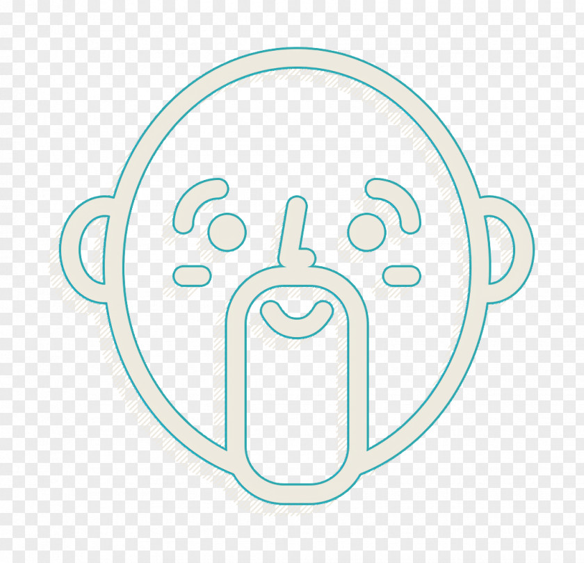 Happy People Outline Icon Man Emoji PNG