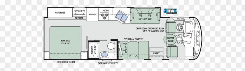 Kitchen Slab PLAN Car Campervans Vehicle Thor Motor Coach Winnebago Industries PNG