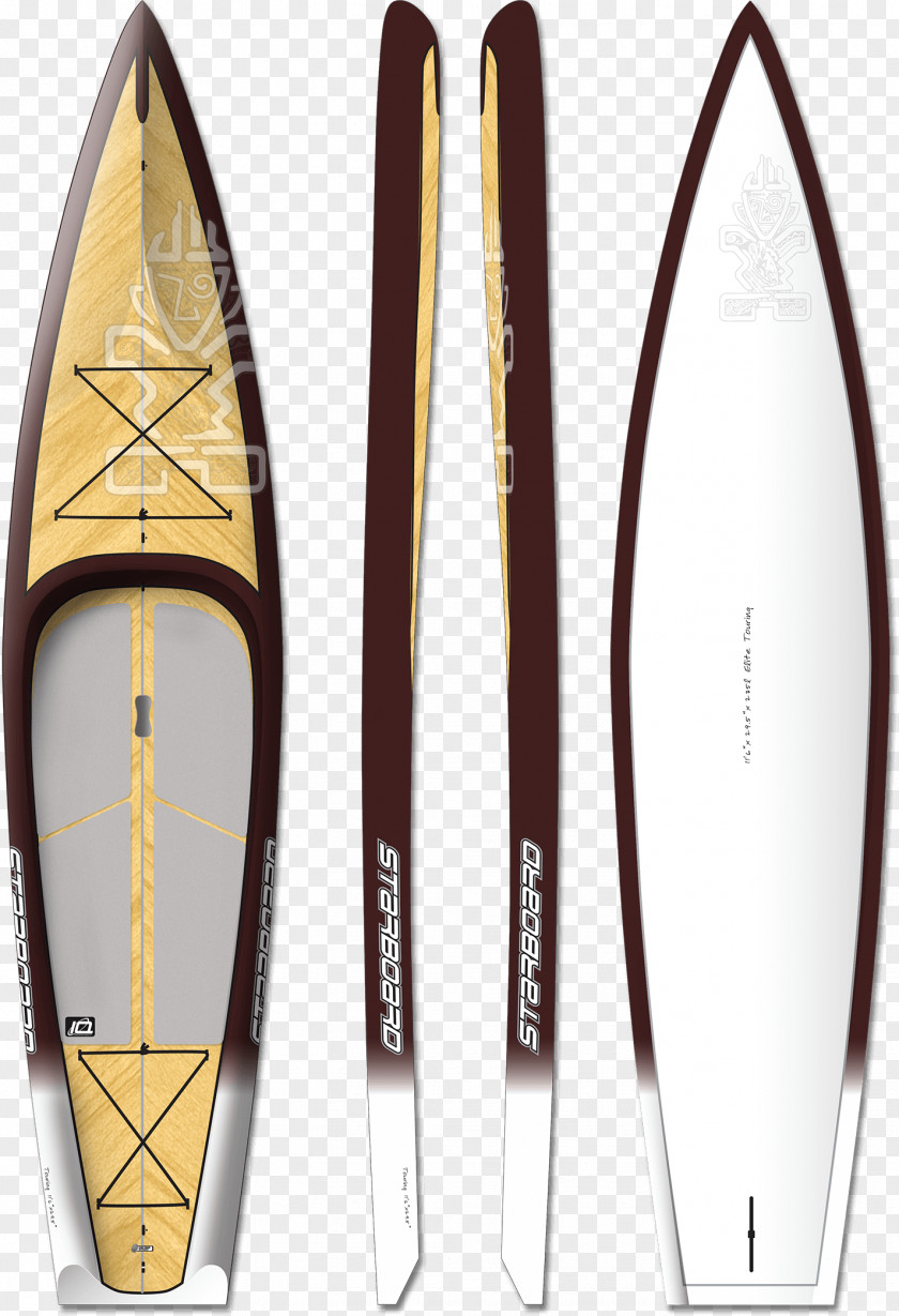 Wood Surfboard Port And Starboard Standup Paddleboarding Oldbest PNG
