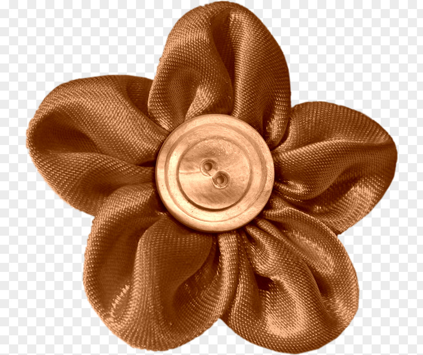 Diy Buttons Brown Flowers Button Download PNG