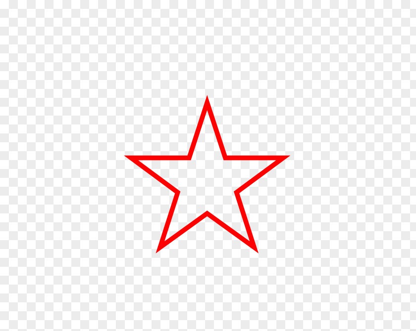 Free Star Graphics Five-pointed Line Clip Art PNG