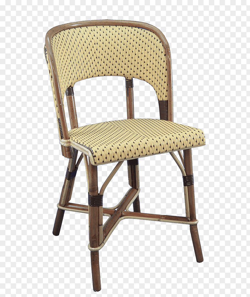 Green Rattan No. 14 Chair Bistro Furniture PNG