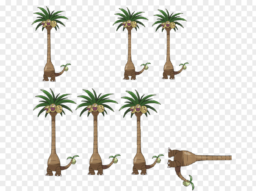 Houseplant Pokémon Sun And Moon Exeggutor Alola Ultra PNG