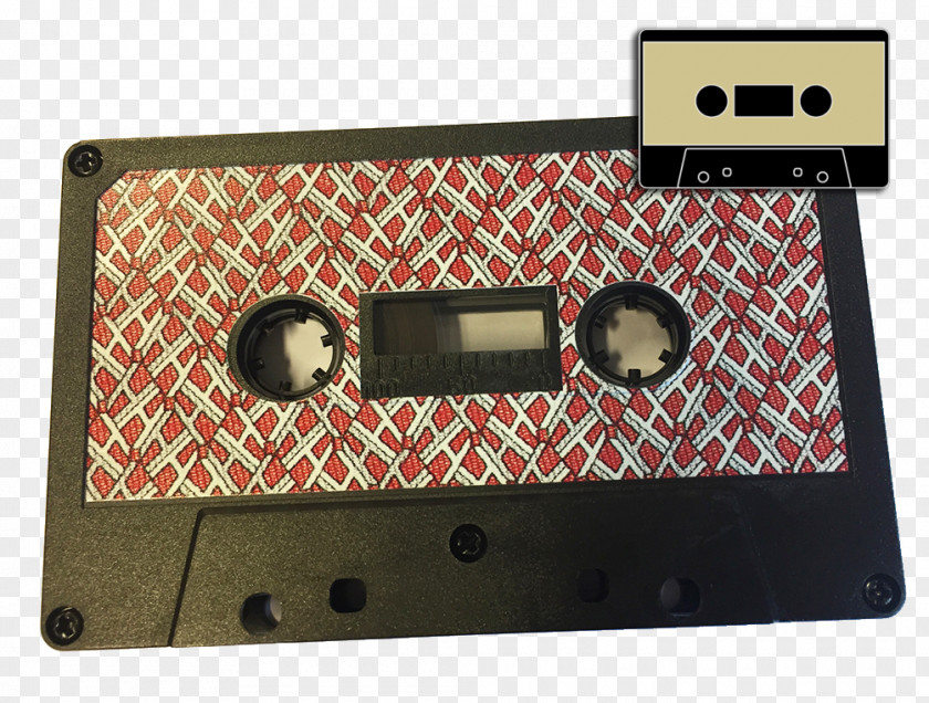 Impression Compact Cassette J-card Electronics Color Printing PNG