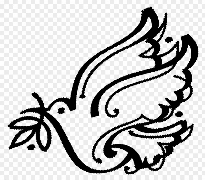 Peace Pigeon Cloth Napkins Cross-stitch Doves As Symbols PNG