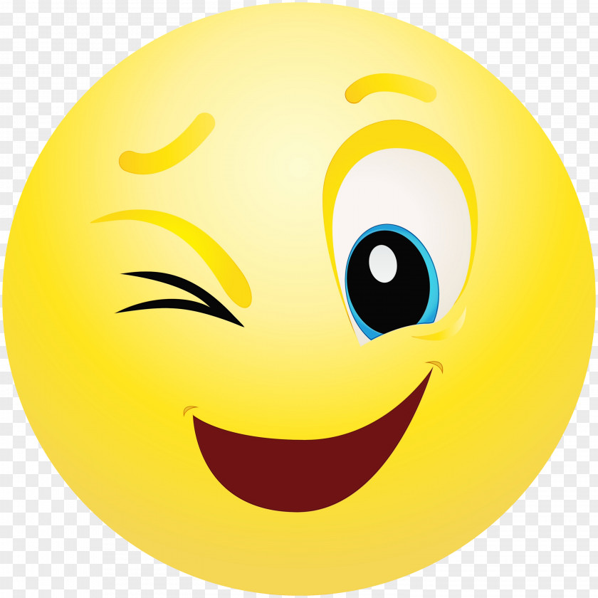 Pleased Comedy Smiley Face Background PNG