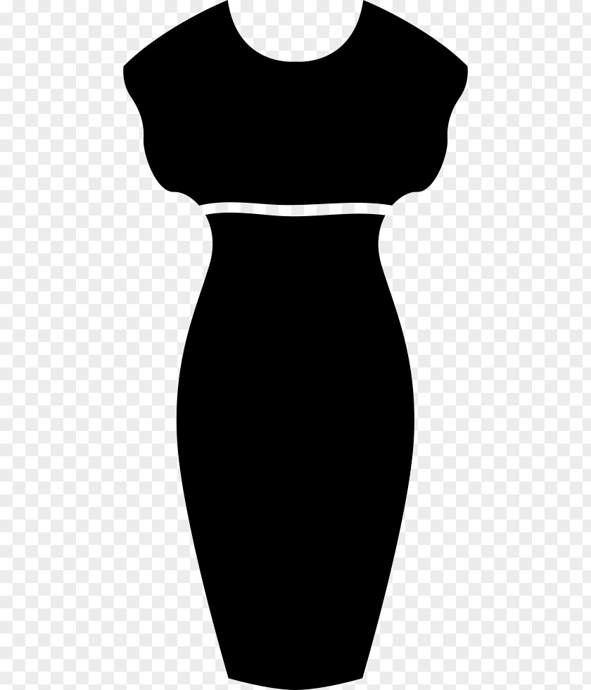 Silhouette Model Little Black Dress Clothing Fashion PNG