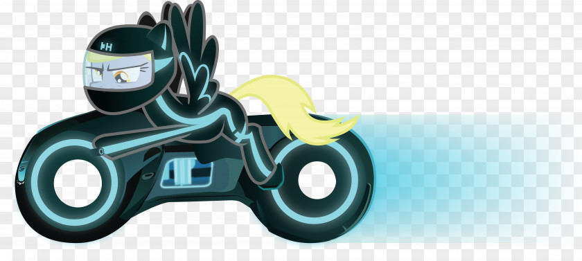 Tron Light Cycle Derpy Hooves YouTube Pony PNG