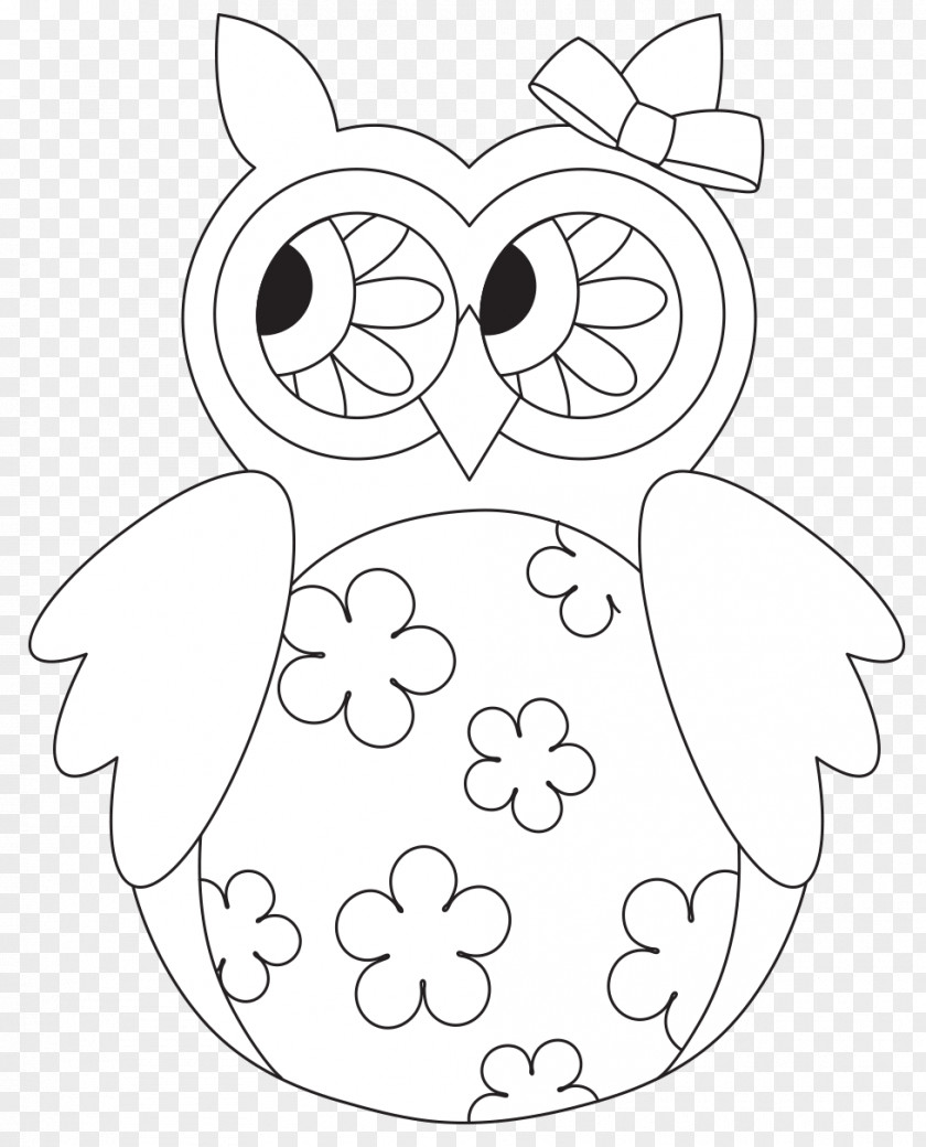 Vector Cute Owl Little Drawing Painting Coloring Book PNG
