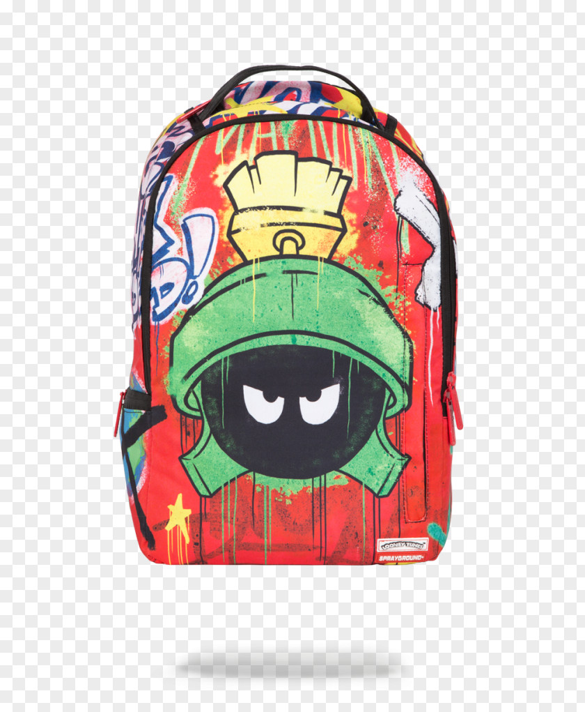 Backpack Marvin The Martian Looney Tunes Sprayground Marvel Civil War PNG