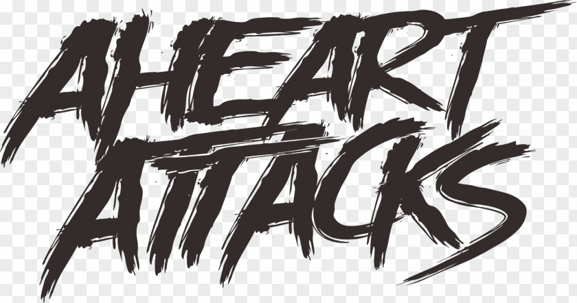 Heart Attack Graphic Design Monochrome PNG