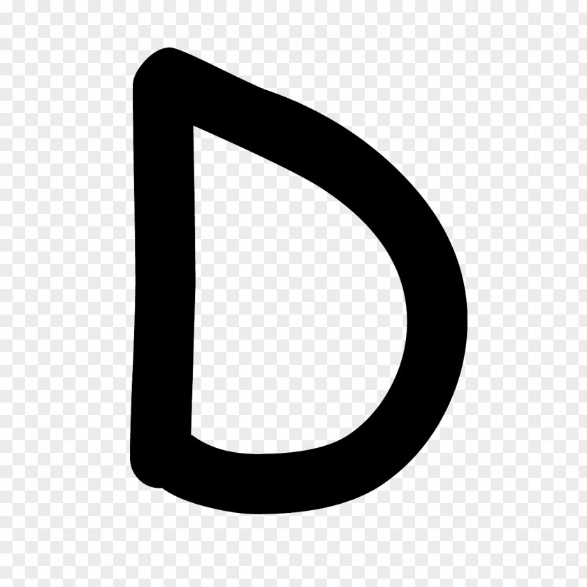Letter D Angle Pattern PNG