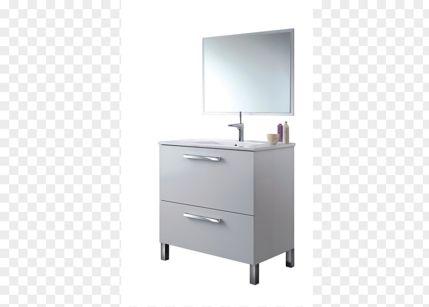 Mueble Drawer Sink Bathroom Furniture Mirror PNG