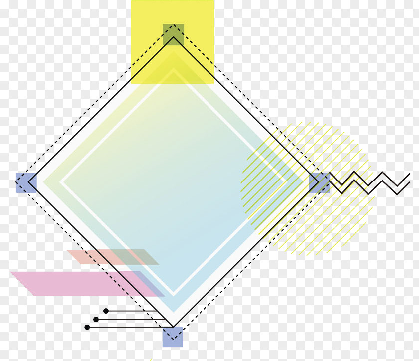 Square Circle Paper PNG