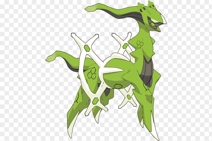 Arceus Clip Art Illustration Reptile Green Cartoon PNG