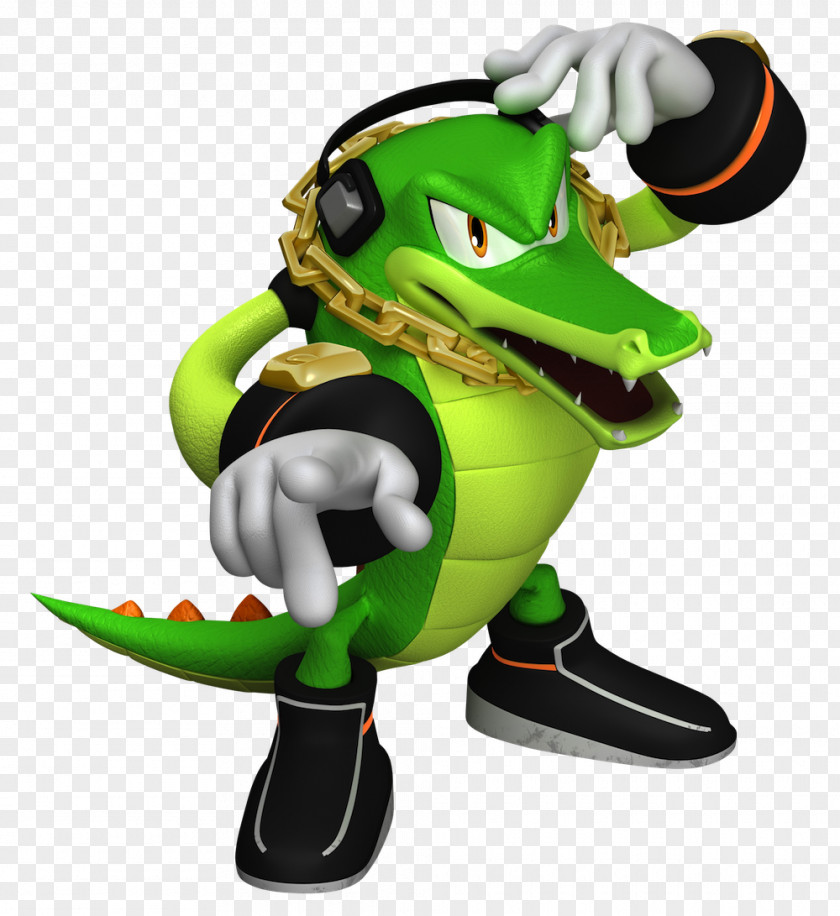 Crocodile Mario & Sonic At The Olympic Games Vector Espio Chameleon Charmy Bee PNG