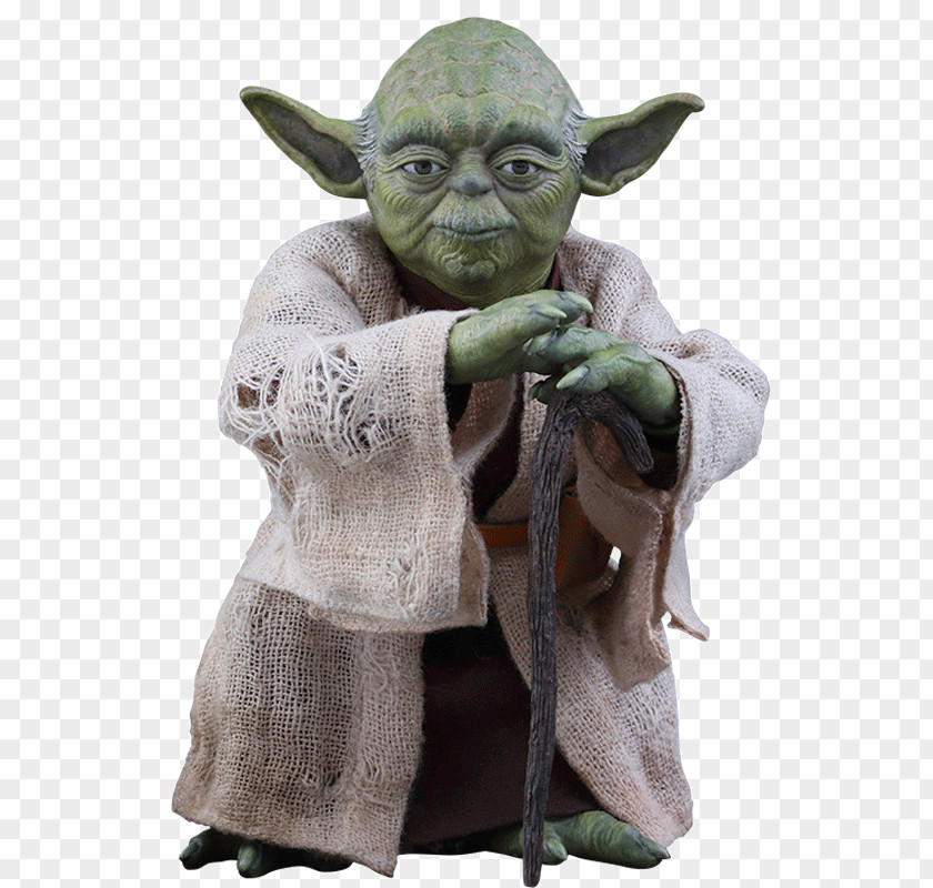 Star Wars Yoda Luke Skywalker Action & Toy Figures Hot Toys Limited Jedi PNG