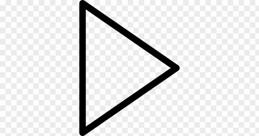 Triangle Black Arrow PNG