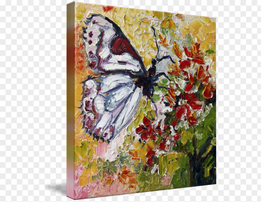 Watercolor Butterfly Oil Painting Impressionism Art PNG