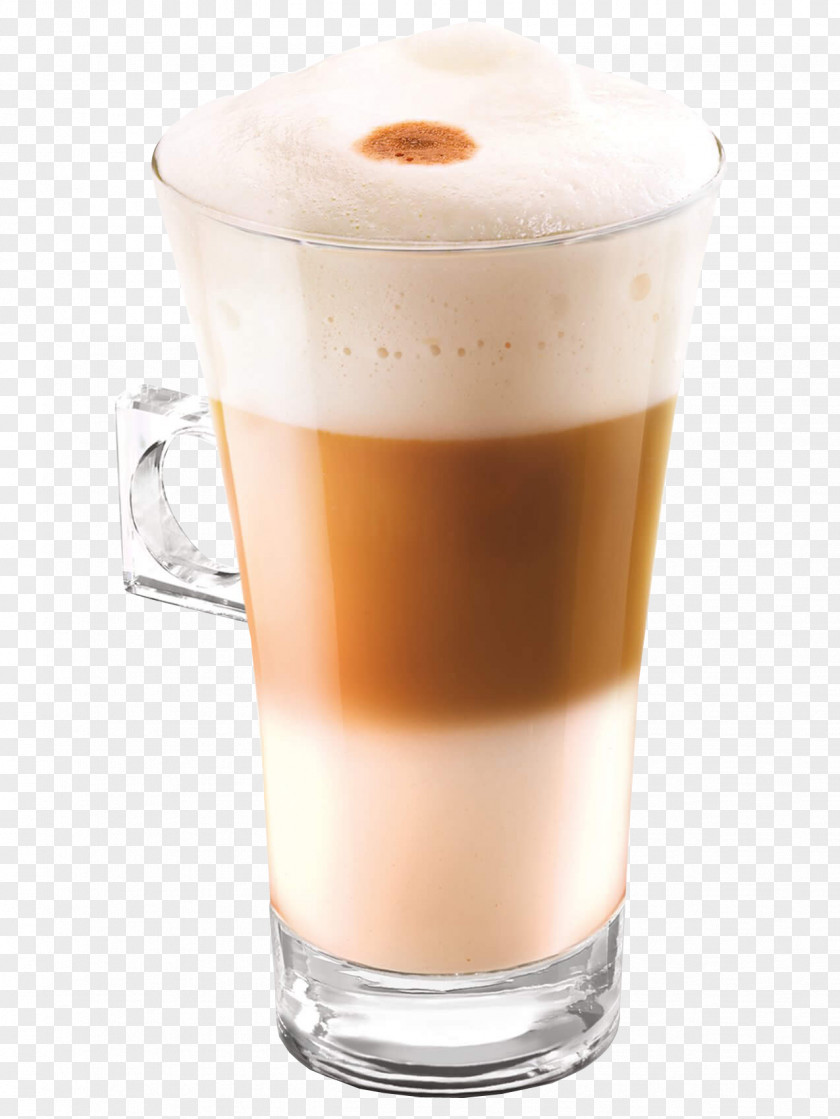 White Russian Cortado Latte Drink PNG