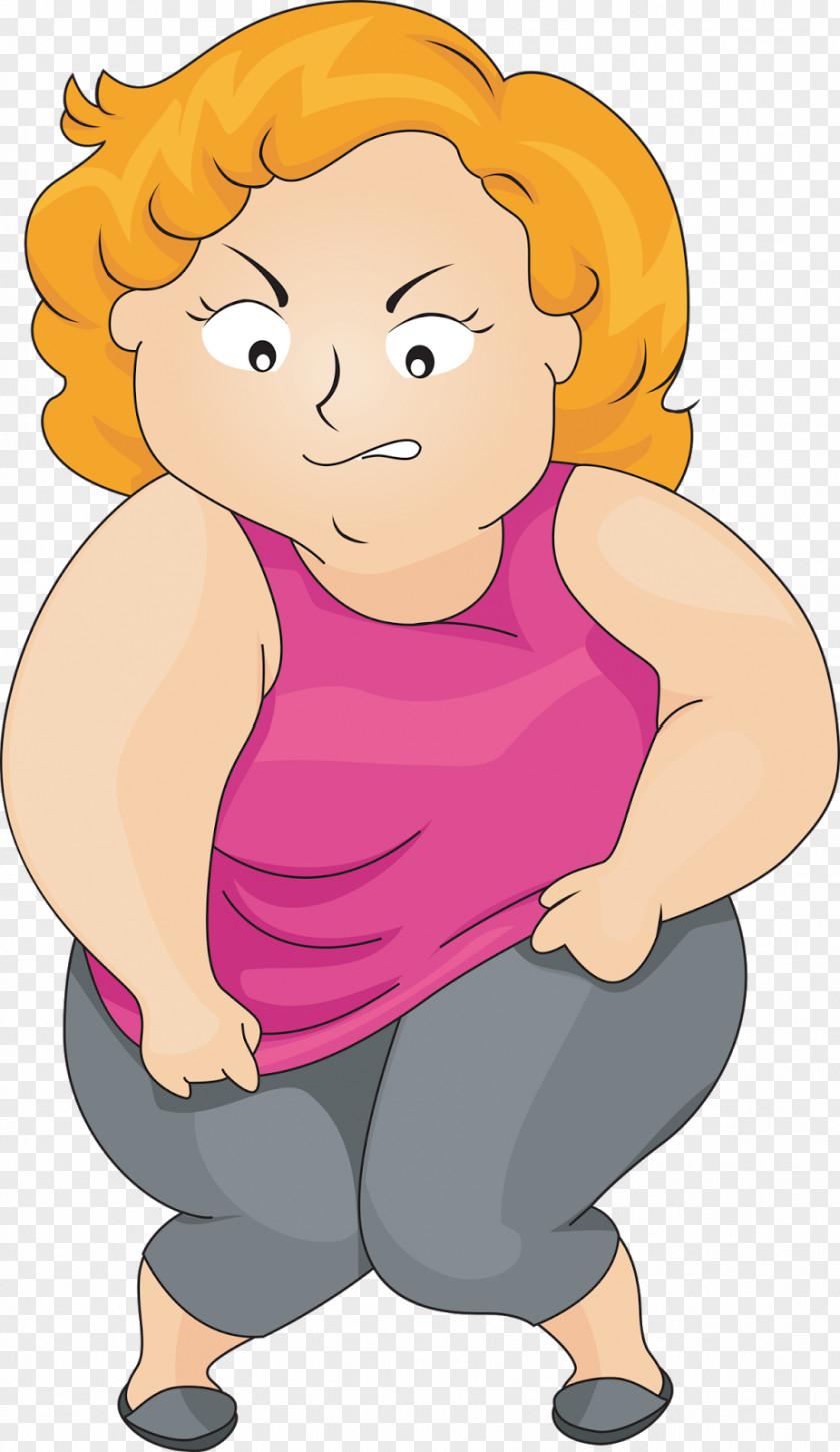 Fat Woman Clip Art PNG