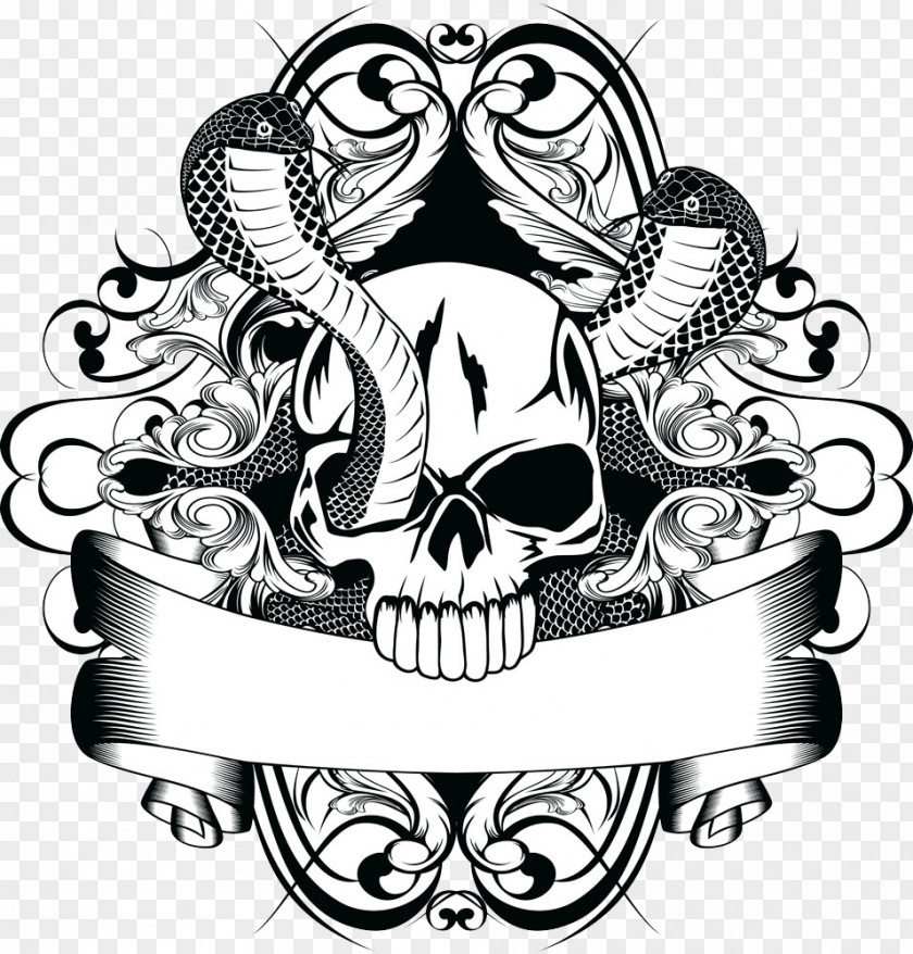 Grey Skull Vector U9ab7u9ac5 Logo Clip Art PNG