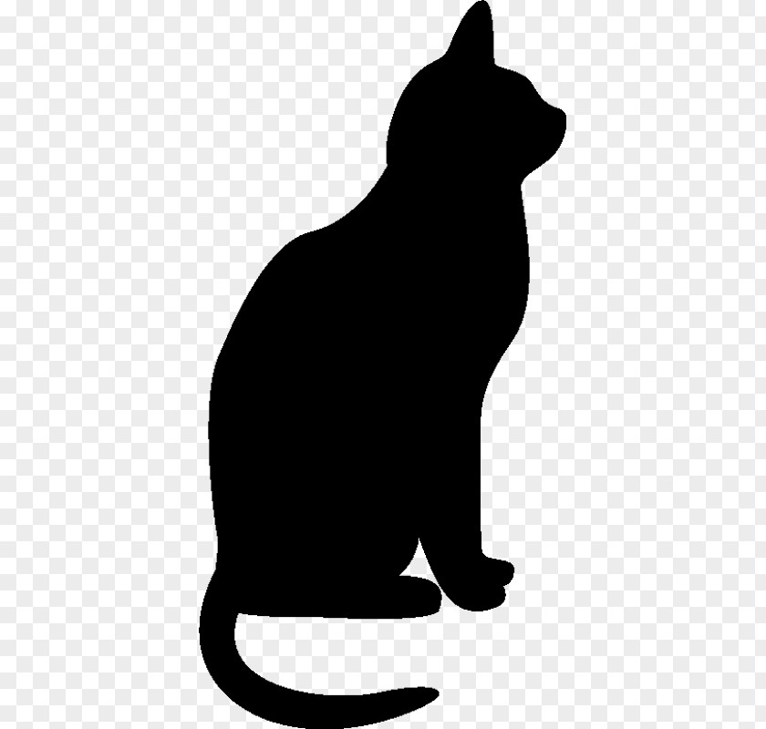 Cat Head Silhouette Clip Art PNG