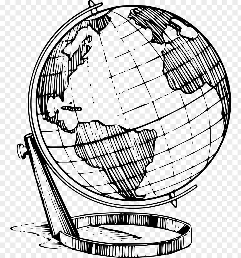 Globe Drawing Line Art Clip PNG