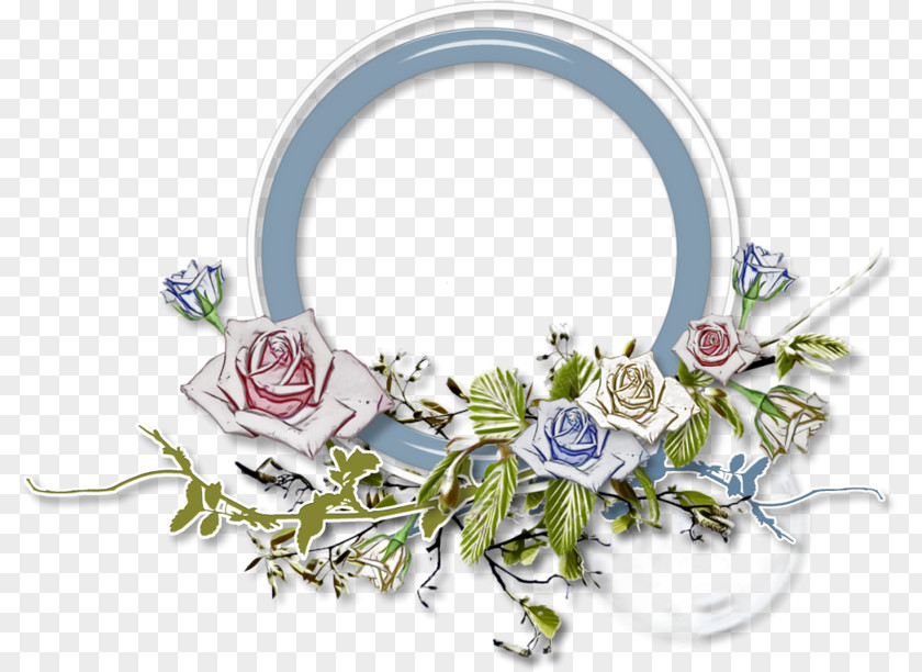 Rose Frame Picture Mirror PNG