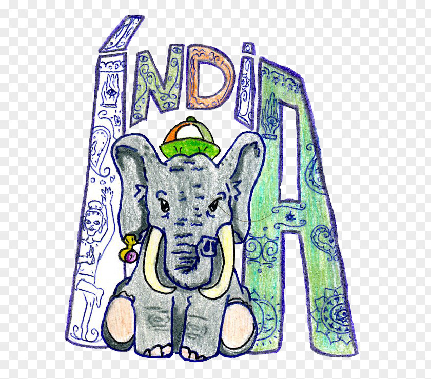 Watercolor Elephant Indian Drawing Animal Clip Art PNG