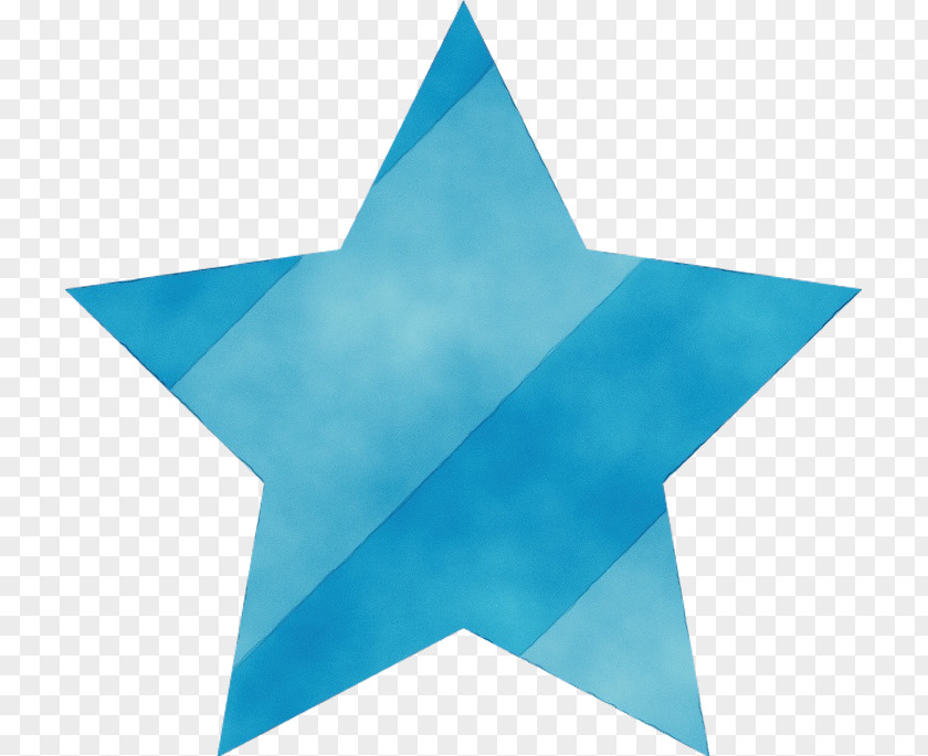 Electric Blue Star Aqua Turquoise Azure PNG