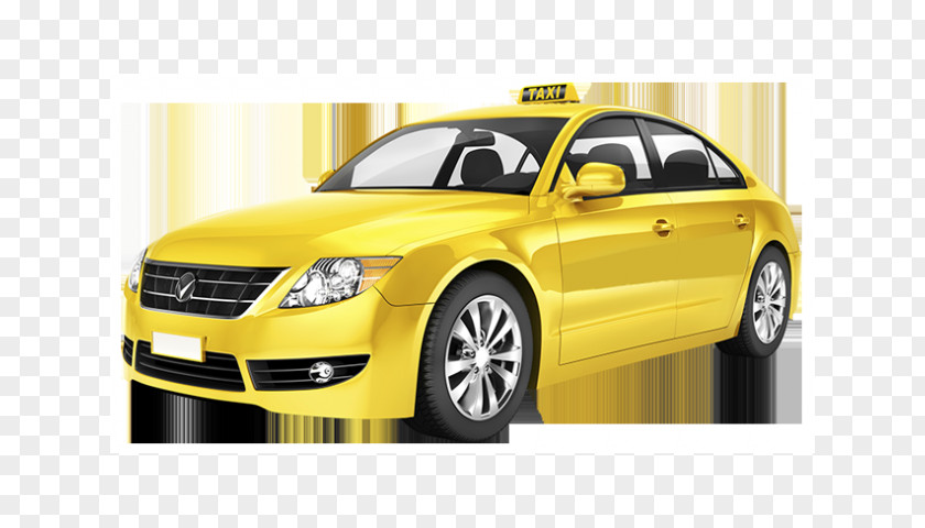 Taxi Car Rental Renting Yellow Cab Fleet Vehicle PNG