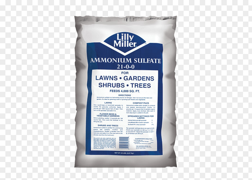 Ammonium Sulfate Fertilisers Soil Conditioner PNG