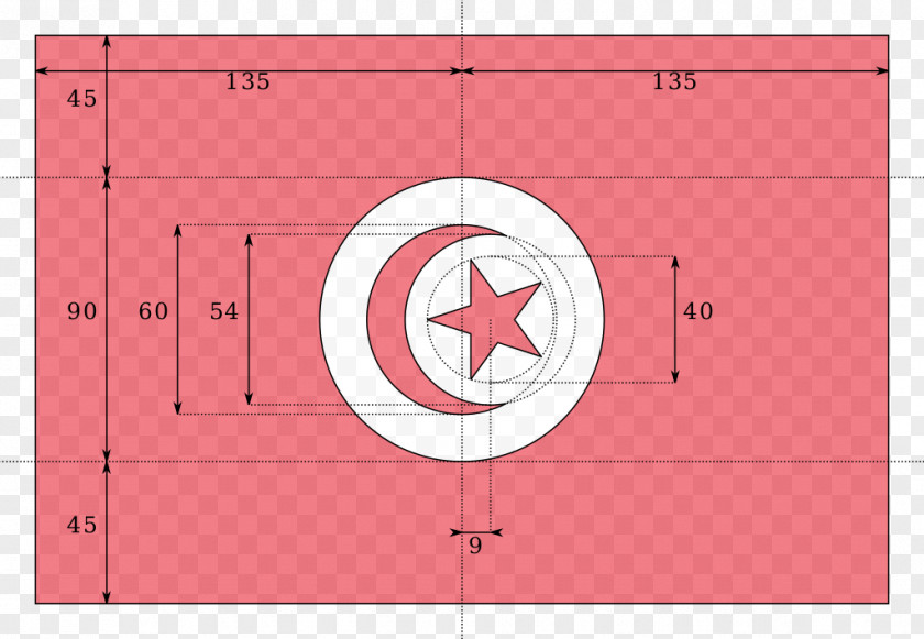 Flag Kingdom Of Tunisia Day PNG