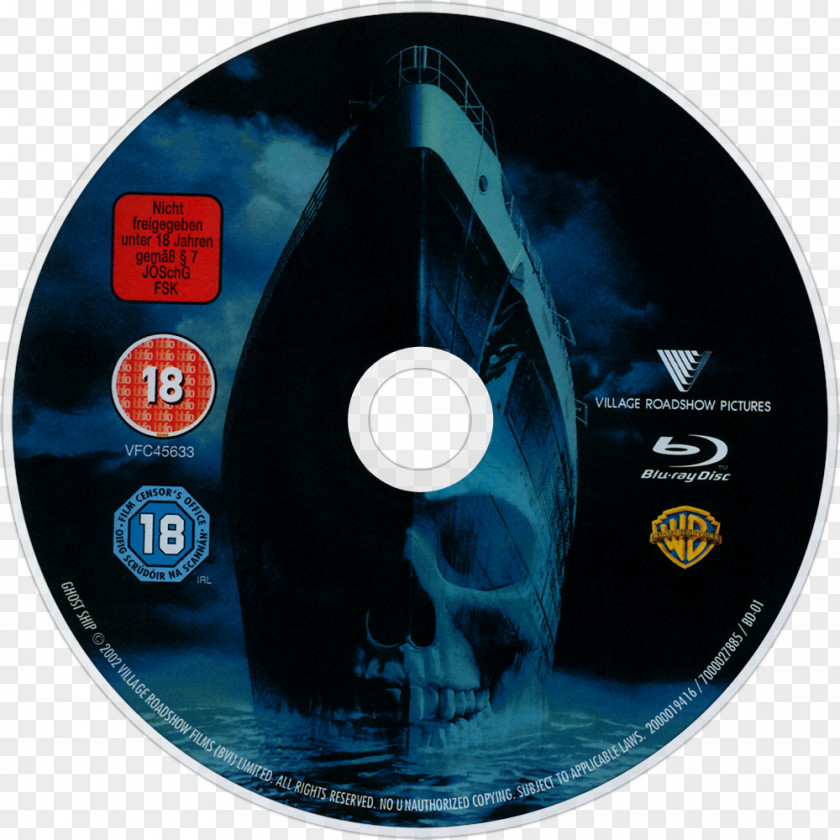 Ghost Ship Blu-ray Disc DVD Film Compact Trailer PNG