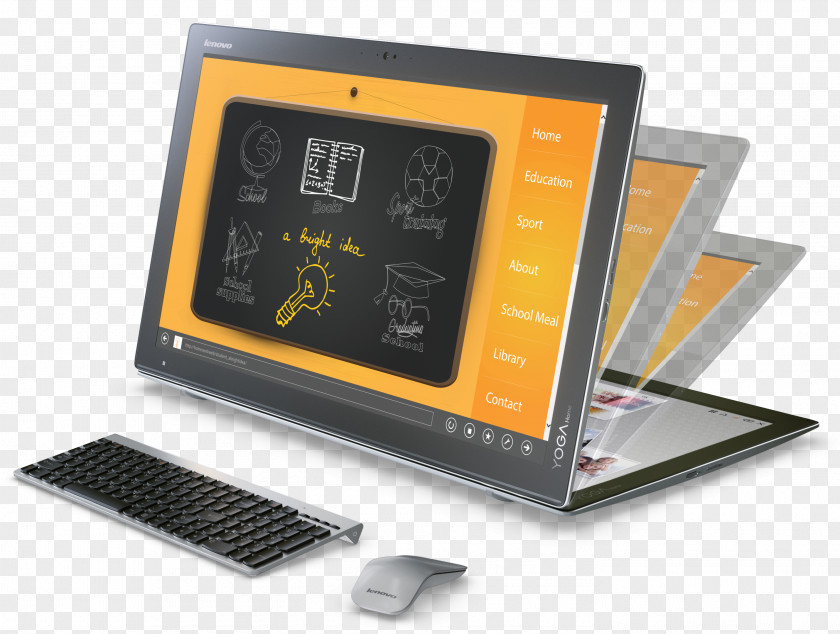 Laptop Lenovo IdeaCentre Horizon IdeaPad Yoga 13 All-in-one PNG