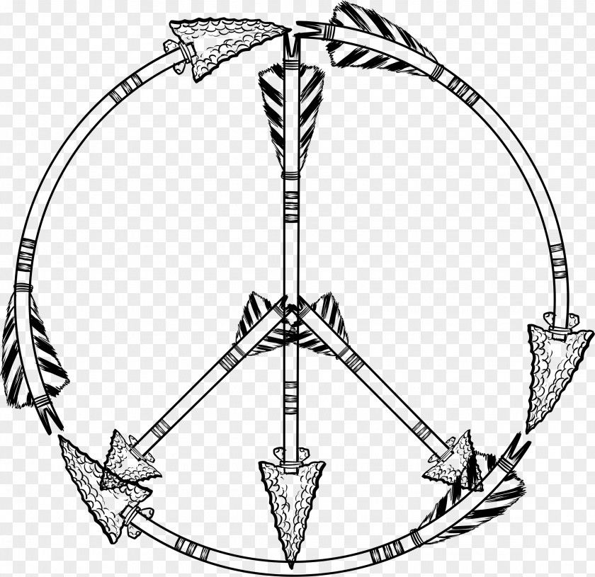 Peace Symbol Line Art Symbols Sign Clip PNG