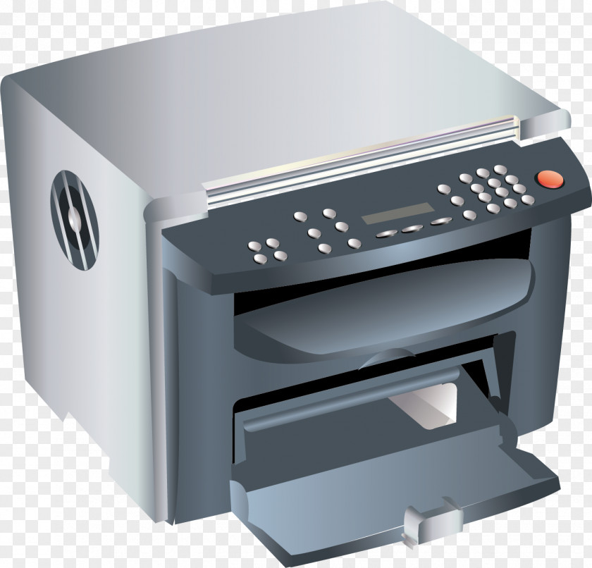 Printer Vector Material Euclidean Photocopier PNG